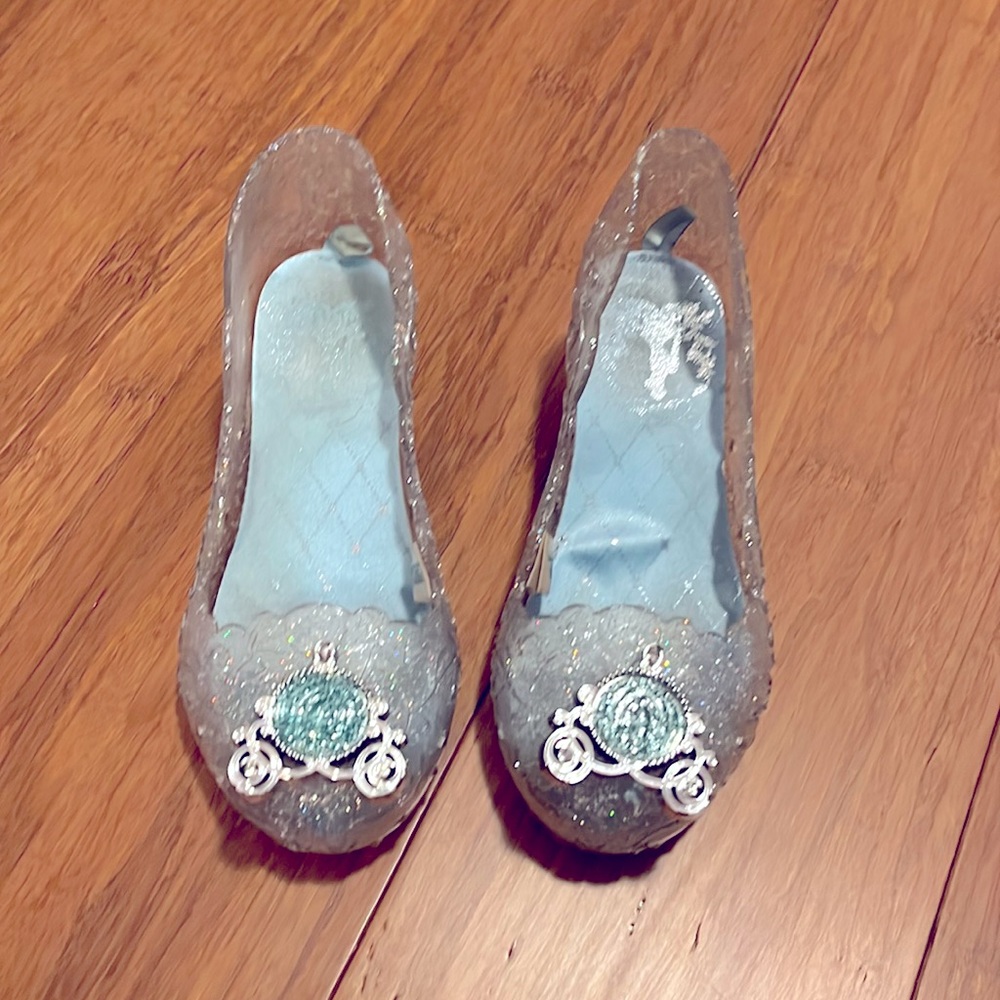 Girls Cinderella Glass Slippers